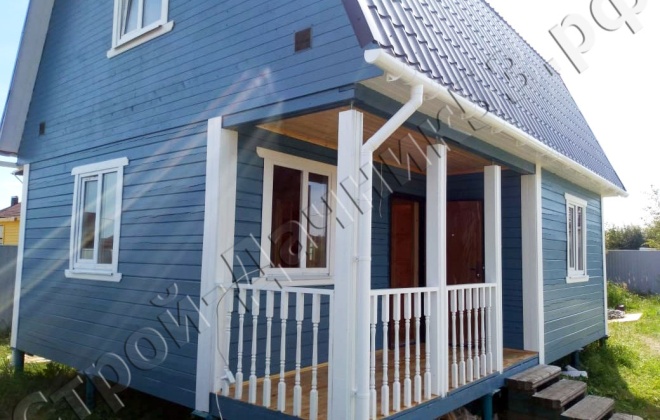 1 Брусовой дом ОД-5 6×8, 48 м², Московская область, городской округ Ступино, Село Щапово (1)